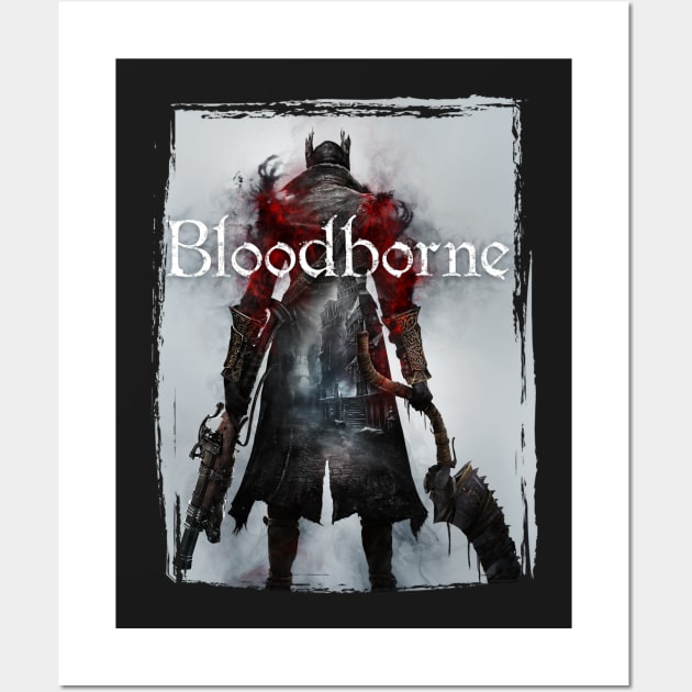 Bloodborne The Old Hunter Wall Art by paperonithemes